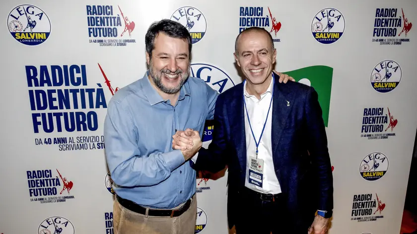 Matteo Salvini e Massimiliano Romeo