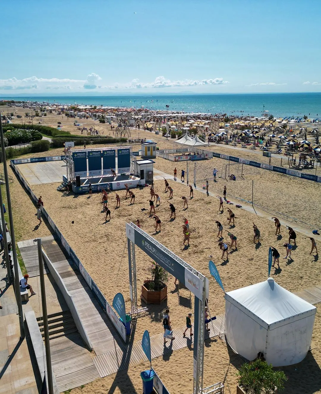 Campi da gioco in spiaggia a Bibione