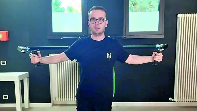 Thomas Peruzzo in palestra