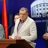 Milorad Dodik durante la conferenza stampa