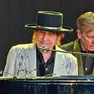 Bob Dylan sul palco. Foto Agf