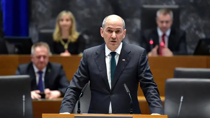 L’ex primo ministro sloveno Janez Janša