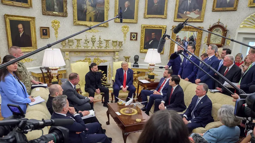 L’incontro di lunedì fra Trump e Zelesnky nella Sala Ovale della Casa Bianca