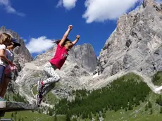 La bellezza delle Dolomiti, la gioia di esserci (foto:g.c. dalla Segreteria Pastorale di Belluno-Feltre)
