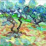 Vincent Van Gogh, Ulivi, 1889 - Edimburgo, National Galleries of Scotland