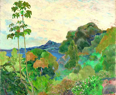 Paul Gauguin, Paesaggio della Martinica, 1887