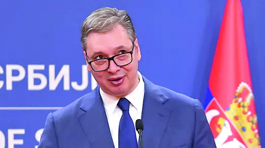 Il presidente della Serbia, Aleksandar Vučić