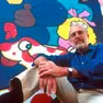 Il fumettista Altan con la Pimpa, che compie 50 anni