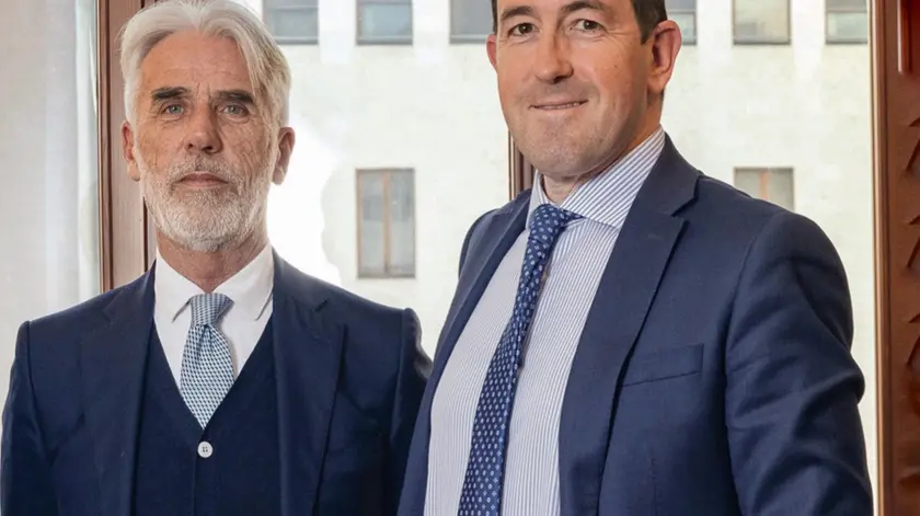 Da sinistra il presidente Roberto Vicentini e il dg Federico Paro