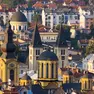 Una panoramica di Sarajevo, la capitale della Bosnia-Erzegovina