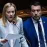 Giorgia Meloni e Matteo Salvini (Agf)