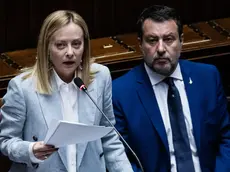 Giorgia Meloni e Matteo Salvini (Agf)