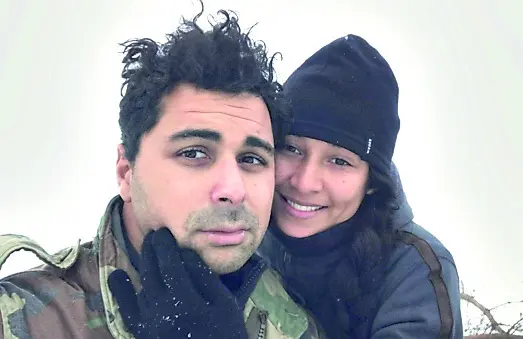 Alessandro Venier, 35 anni, insieme a Mailyn Castro Monsalvo, 30 anni