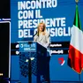 La presidente del Consiglio Giorgia Meloni al Meeting di Rimini