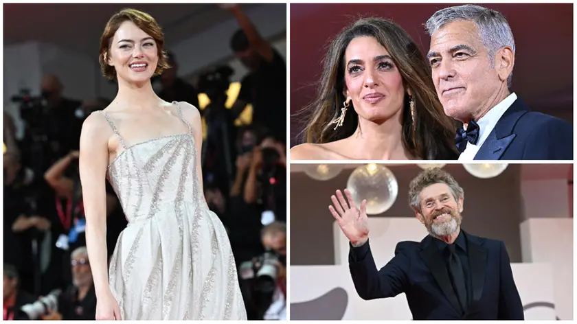 Venezia 2025, red carpet stellare: Clooney conquista, Emma Stone sorprende