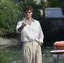 Jacob Elordi alla darsena dell'Excelsior