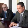 Da sinistra il presidente del Trieste Airport Antonio Marano e l'ad Marco Consalvo