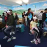 Uno degli stand di Trieste Next 2024 in piazza Unità (Lasorte)