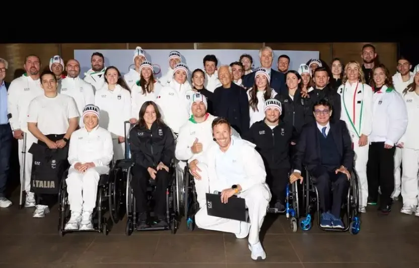 L'Italia team delle Olimpiadi Milano Cortina 2026 firmate da Giorgio Armani