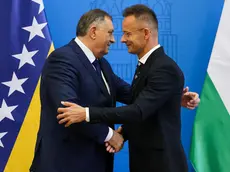 Milorad Dodik e Péter Szijjártó (Epa)