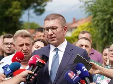ll premier conservatore della Macedonia Hristijan Mickoski
