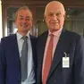 Il senatore leghista padovano Andrea Ostellari con Carlo Nordio