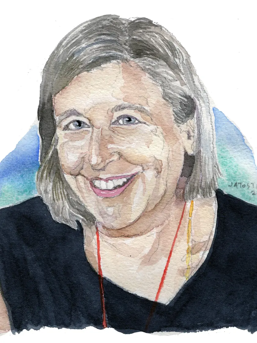 Valeria Sanzari nel ritratto di Massimo Jatosti