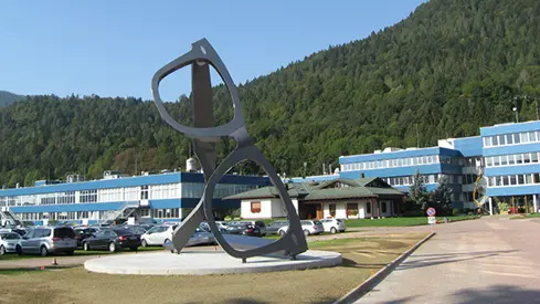 Lo stabilimento Luxottica ad Agordo