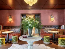 Uno degli ambienti dell'hotel Ancora di Cortina