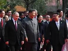 Vladimir Putin, Xi Jinping e Kim Jong Un