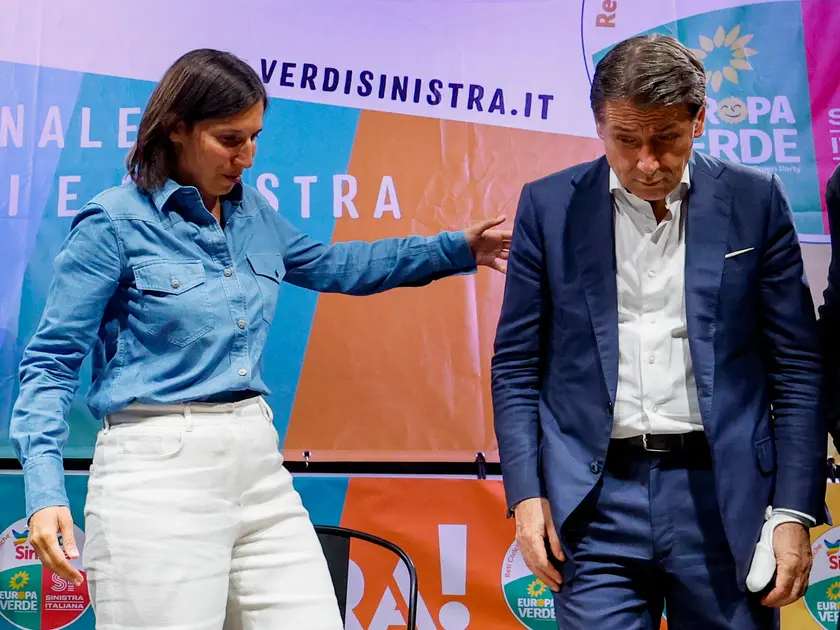 Elly Schlein e Giuseppe Conte (Ansa)