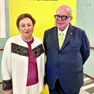 Shirin Ebadi, premio Nobel per la pace, con Michelangelo Agrusti, presidente di Fondazione Pordenonelegge