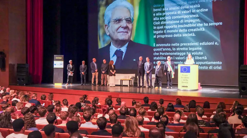 L’inaugurazione del festival e il messaggio di Mattarella @Gigi Cozzarin