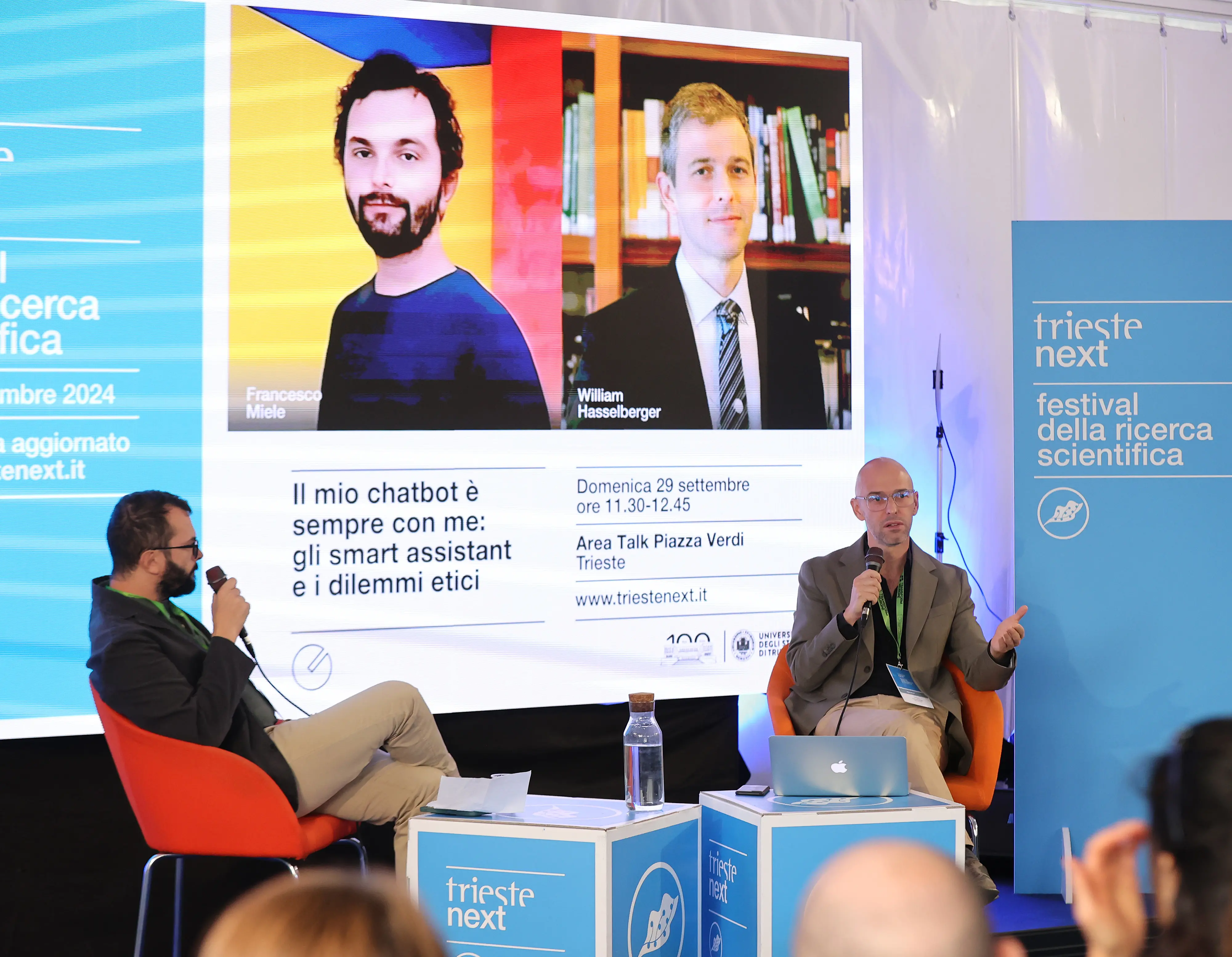 Un talk di Trieste Next in una foto d’archivio