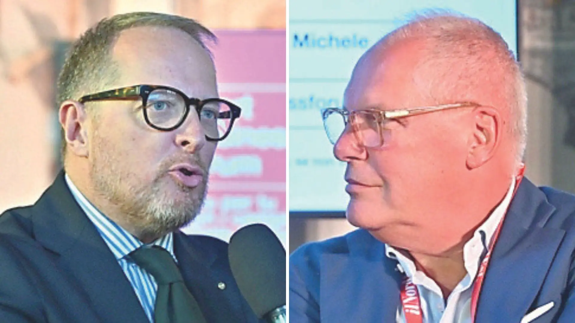 Marco Gasparini, presidente di PrimaCassa, e Paolo Urbani, ideatore di Sportland