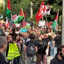 La manifestazione a Venezia