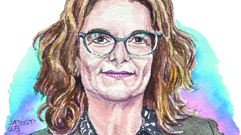 Maria Gabriella Lusi nel ritratto di Massimo Jatosti