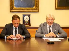 Fedriga e Paoletti alla presentazione (Tibaldi)