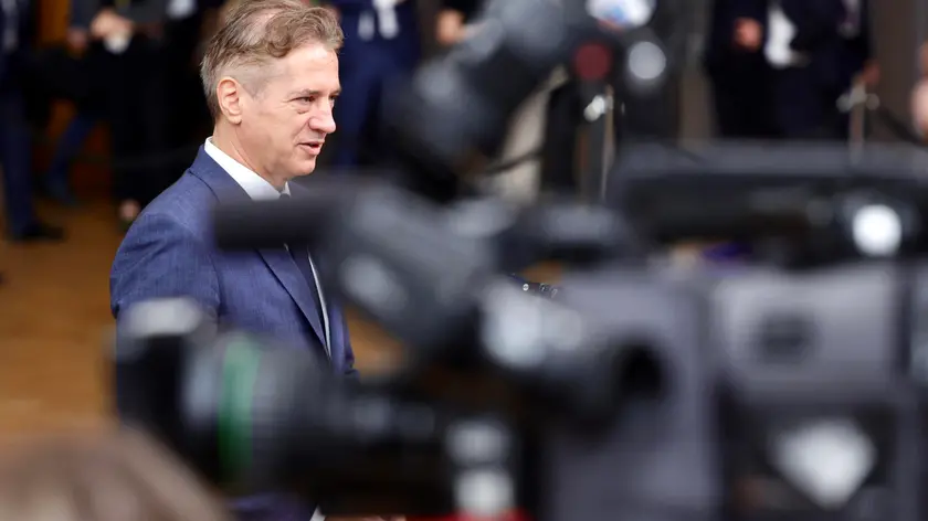Il premier sloveno Robert Golob Foto Epa