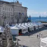 Gli stand Trieste Next in Piazza Unità, Foto Massimo Silvano