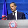 Il presidente dell'Uefa Aleksander Čeferin