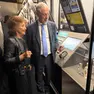 Giannola Nonino con il ministro Urso all'inaugurazione della rassegna