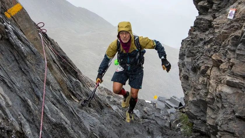 Fabio Ferrari, 58 anni, ultramaratoneta impegnato nella Tor Des Glaciers 2025