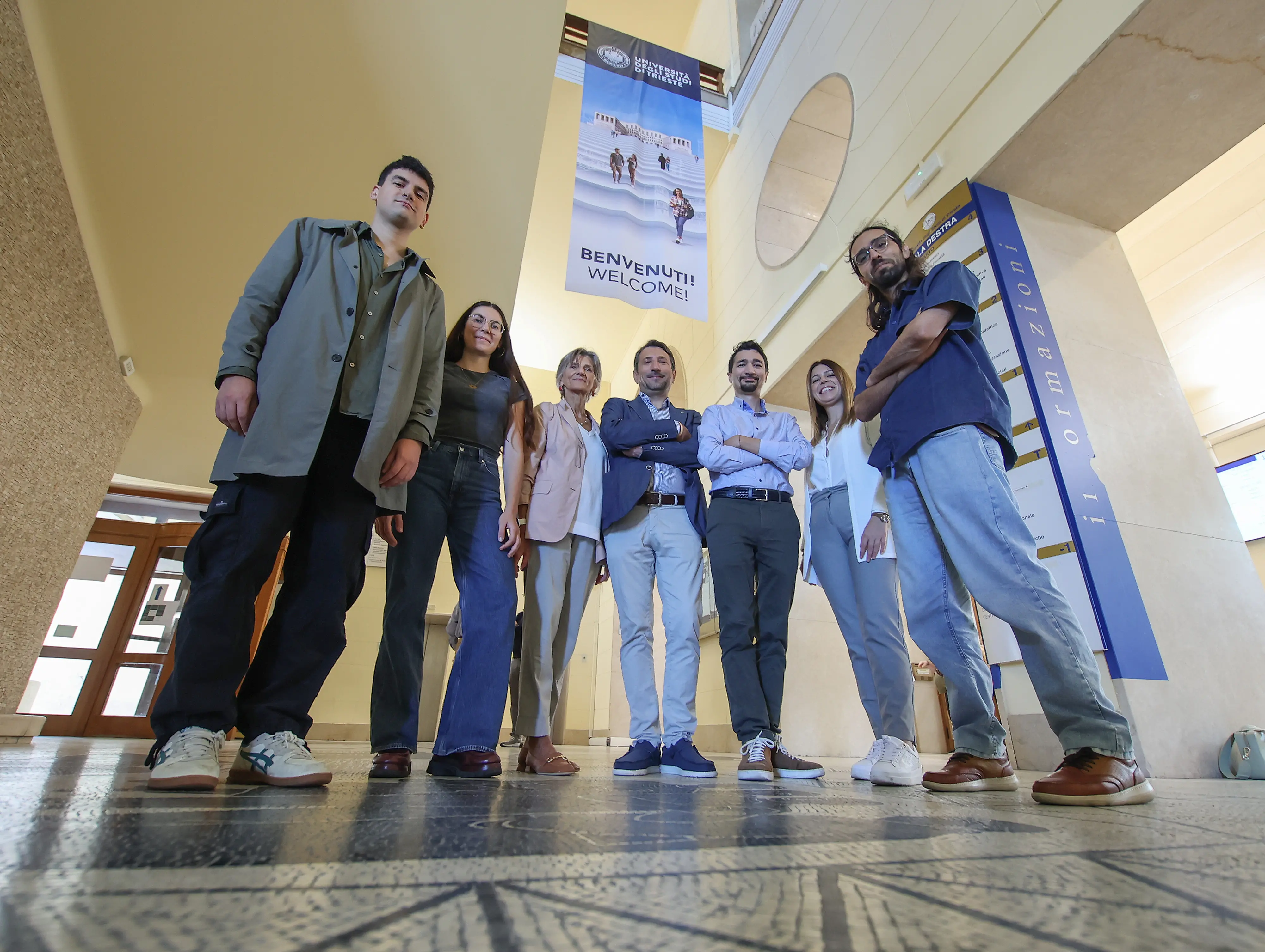 Il gruppo di ricercatori in Statistica sociale dell'Università di Trieste. Foto di Andrea Lasorte