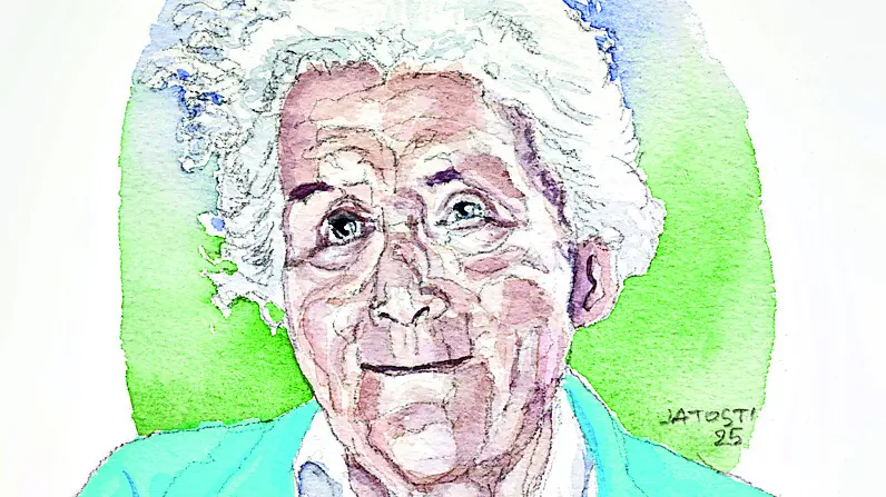 Paola Del Din nel ritratto di Massimo Jatosti