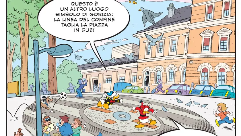 Paperino alla Transalpina