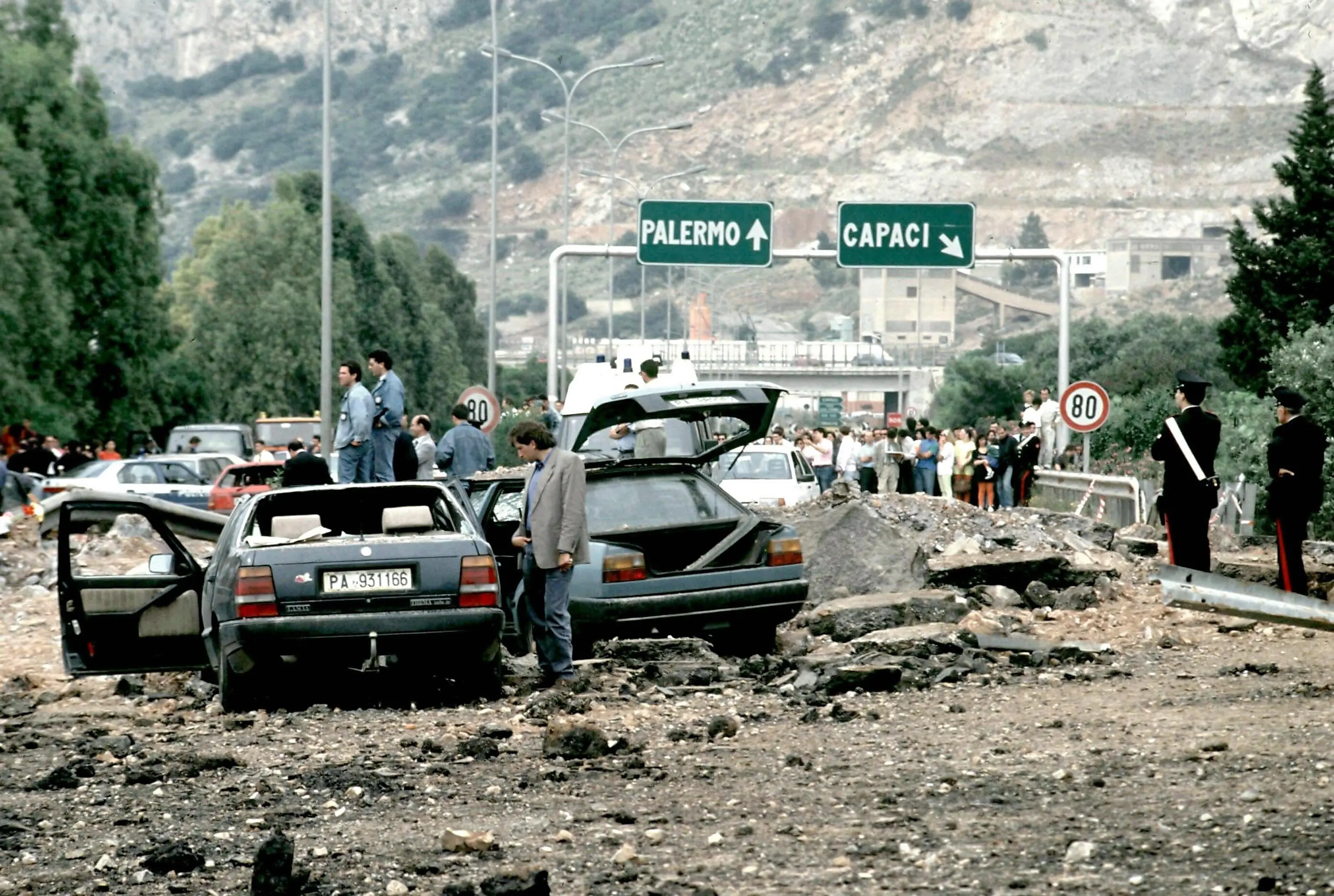 23 maggio 1992: la strage di Capaci, in cui morì Giovanni Falcone