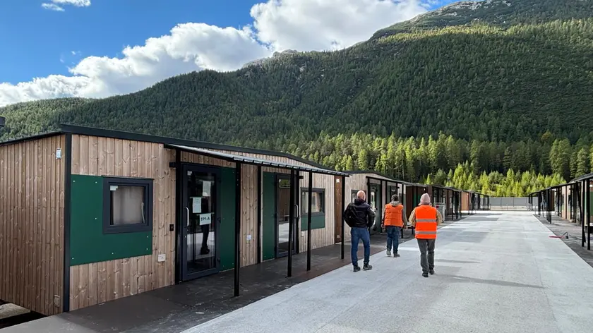 Il villaggio olimpico di Cortina