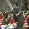 Il neo-ct dell'Italbasket Luca Banchi, qui ai inizio Duemila come coach della Telit Trieste