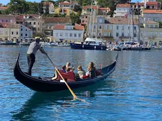 La gondola di Andrea Balbi a Lussinpiccolo